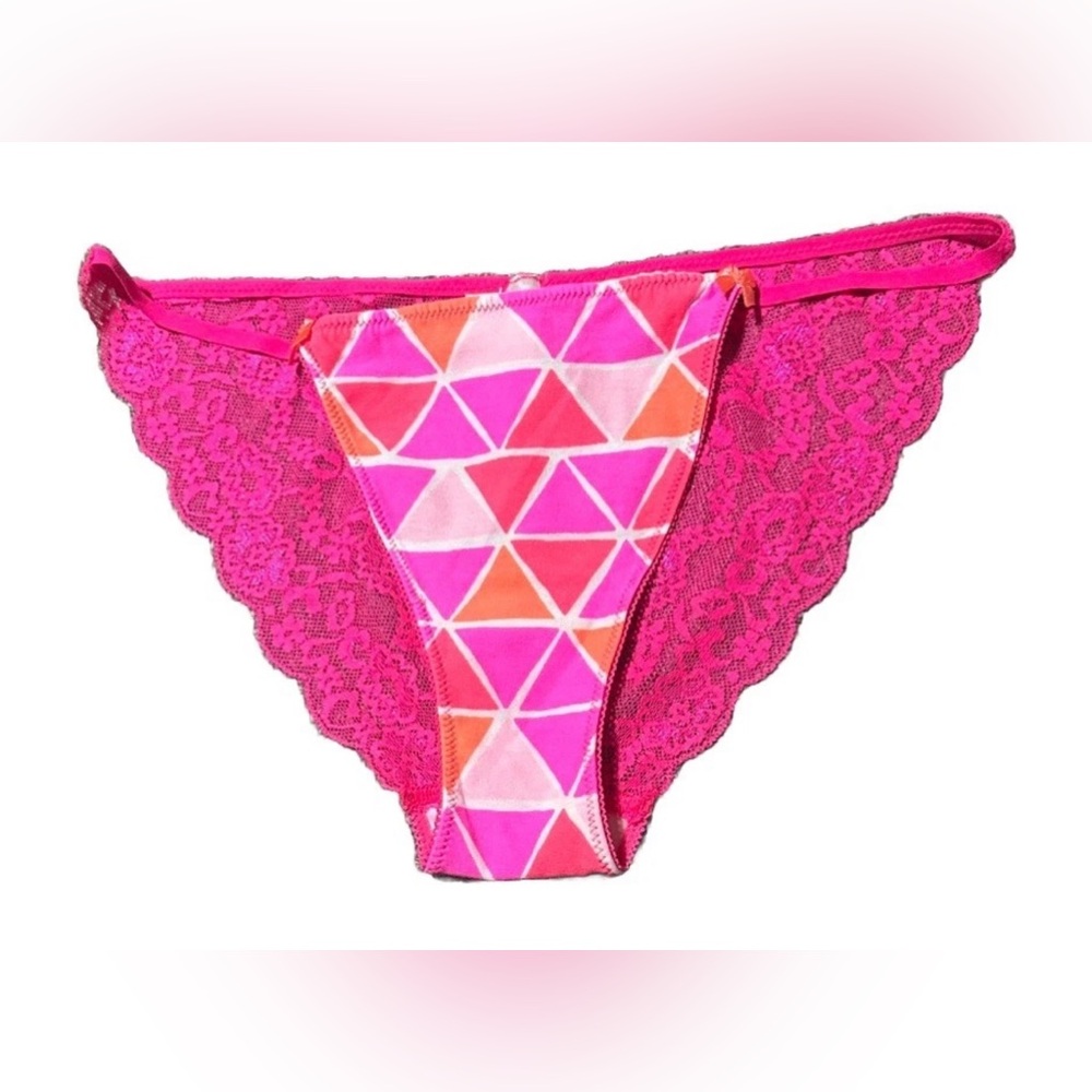 2013 PINK Victoria’s Secret Extra Low Rise Bikini Panty with Geometric Print